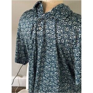 PGA Tour Men's Short-Sleeve Button-Down Shirt - Navy Floral